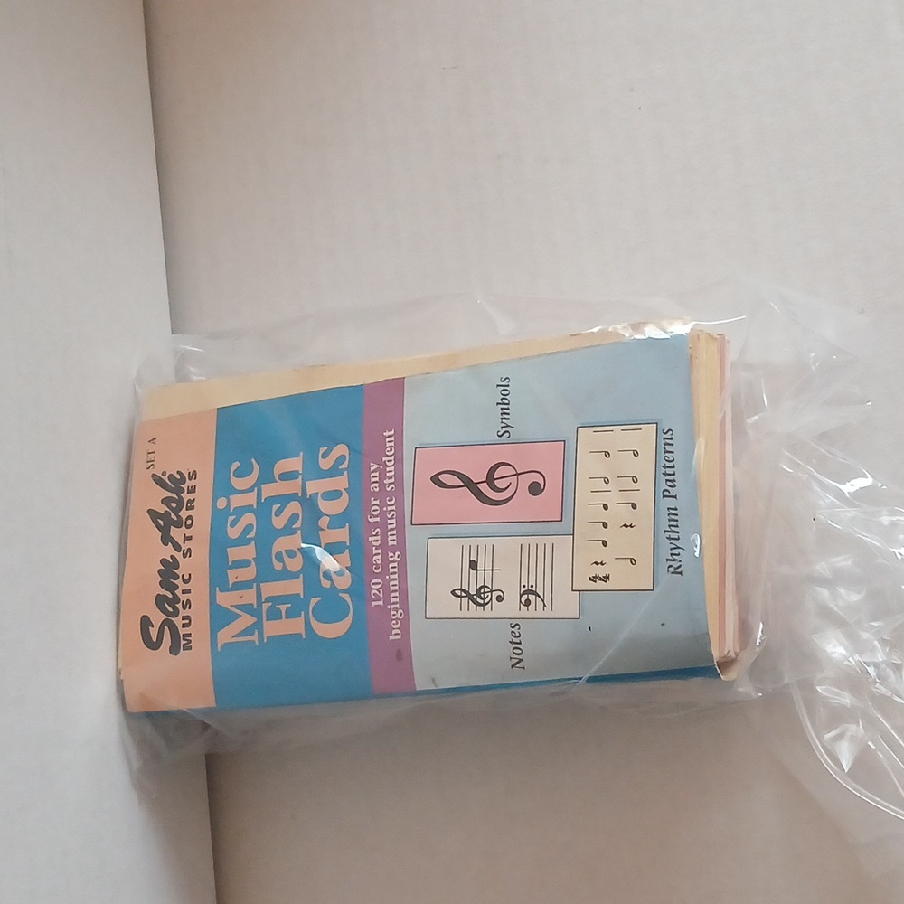 Sam Ash Vintage Music Flash Cards